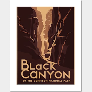 Black Canyon National Park Poster Posters and Art